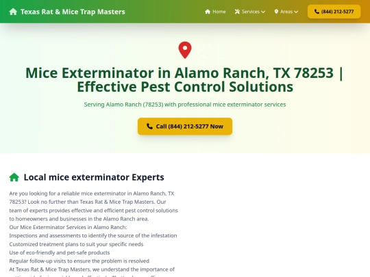 service-area/alamo-ranch-78253 screenshot