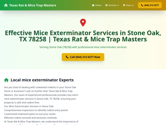 service-area/stone-oak-78258 screenshot