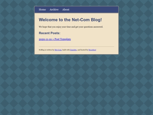 blog screenshot