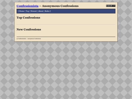 confessionista screenshot