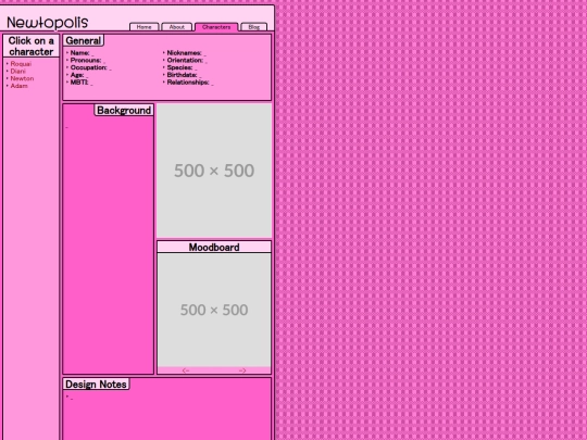 characters screenshot