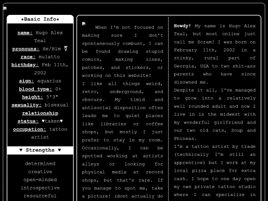 homepage/about screenshot