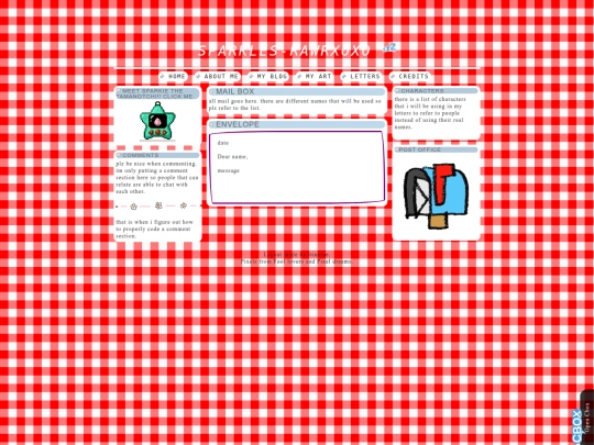 letters screenshot