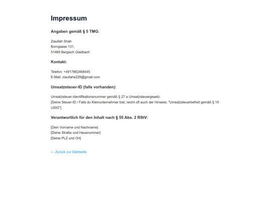 impressum screenshot