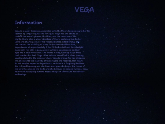 vega screenshot