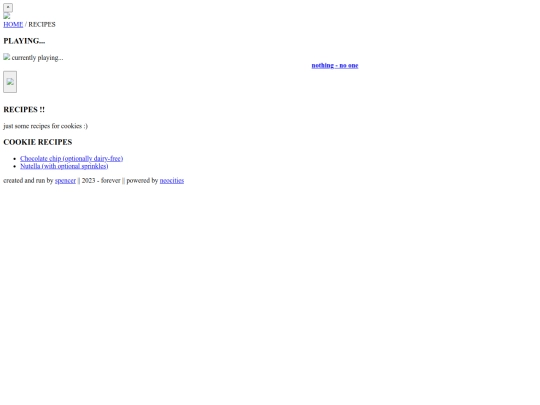 recipes screenshot