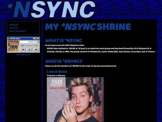 shrines/nsync screenshot