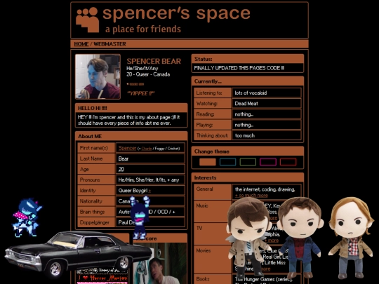 webmaster screenshot