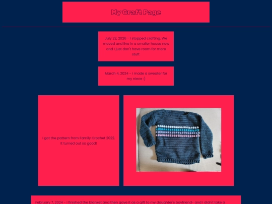 craft-page screenshot
