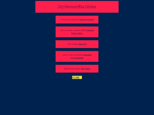 my-links screenshot