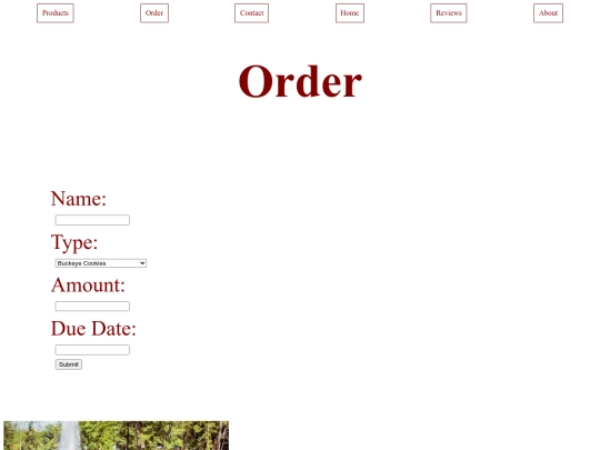 finalproject/orderpg screenshot