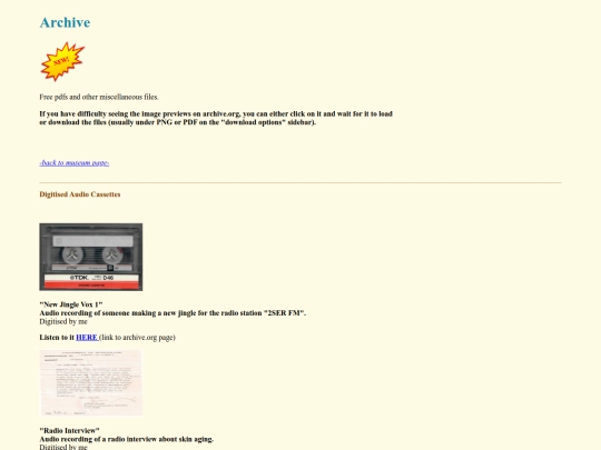 archive screenshot