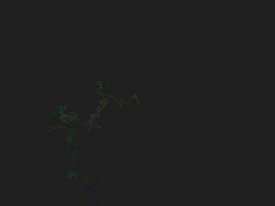 randomewalkp5js screenshot