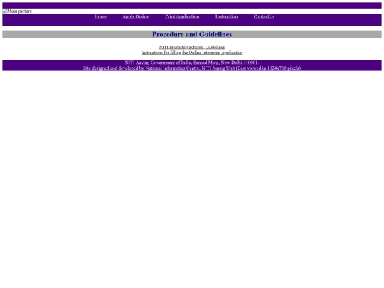 NITI/home screenshot