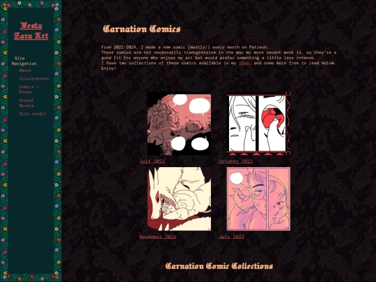 carnation-comics screenshot