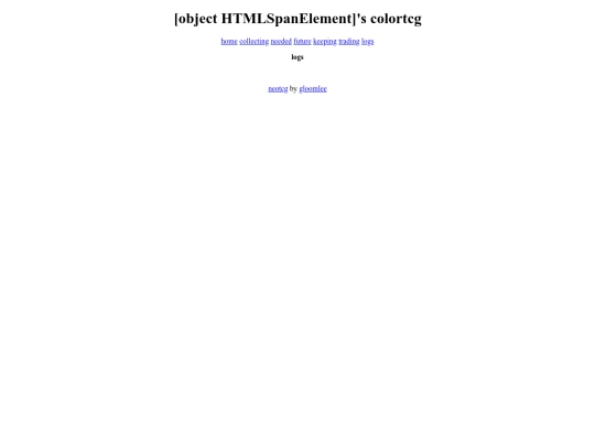 neotcg/log screenshot