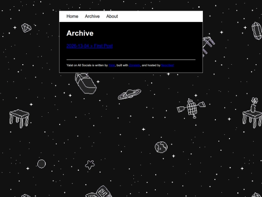 archive screenshot