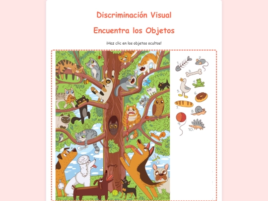 Discriminacion visual screenshot