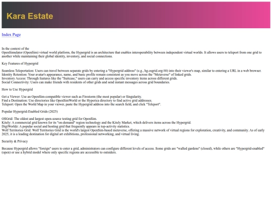 info screenshot