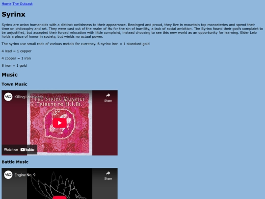 outcast/syrinx screenshot