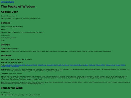 sin/wisdomnpcs screenshot