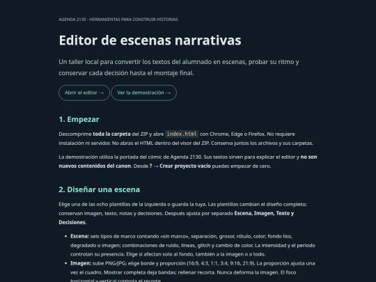 Agenda2130_Editor Escenas V2/LEEME screenshot
