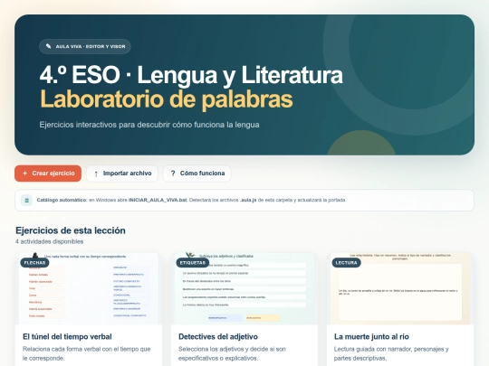 Editor ejercicios v5.1 screenshot