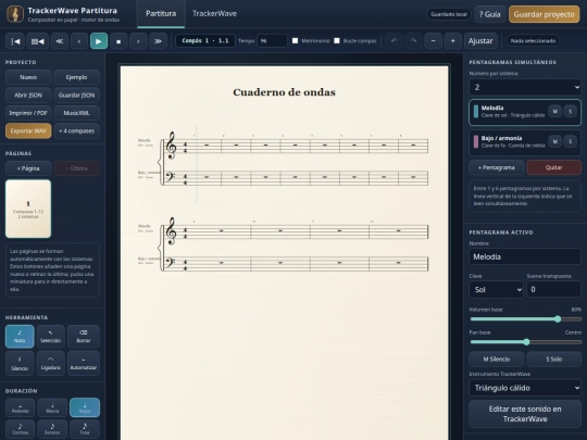 Programa para componer/TrackerWave_Partitura_Studio (3) (1) screenshot
