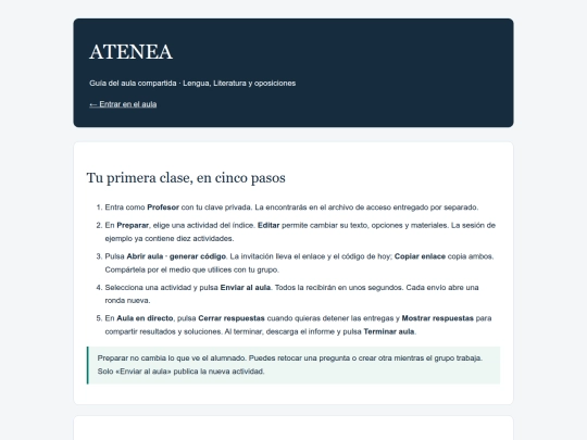 atenea/guia screenshot