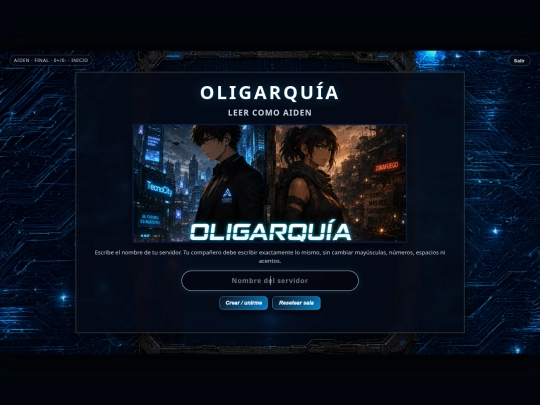 oligarquia/aiden screenshot
