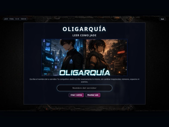 oligarquia/jade screenshot