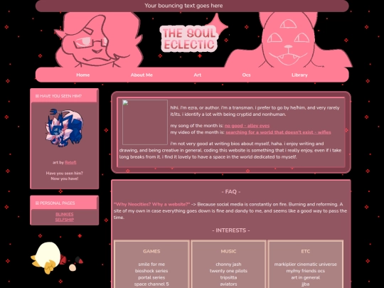 aboutme screenshot
