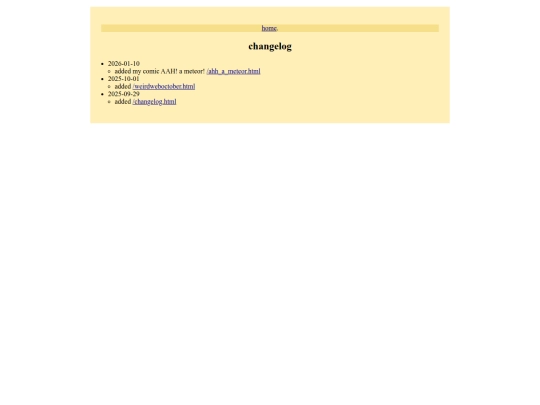 changelog screenshot