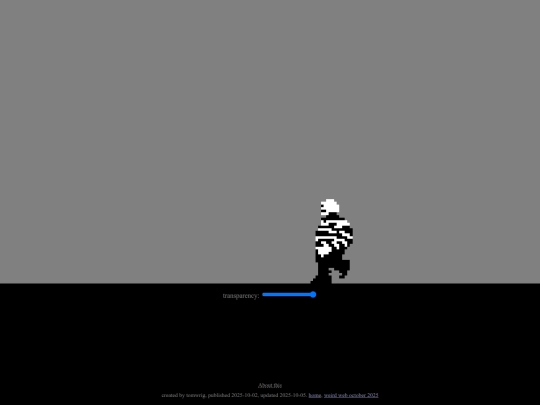 weirdweboctober/2025/transparency screenshot