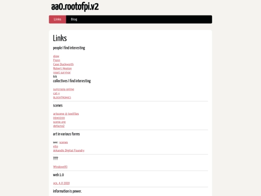 pages/links screenshot