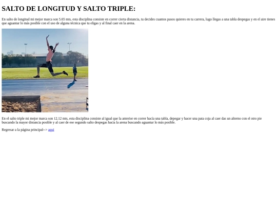 Atletismo screenshot