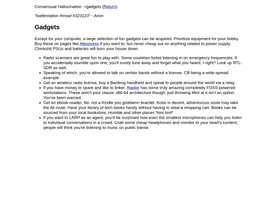 gadgets screenshot