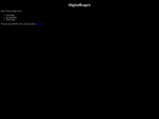index screenshot