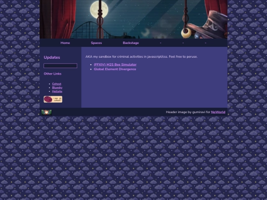 backstage screenshot