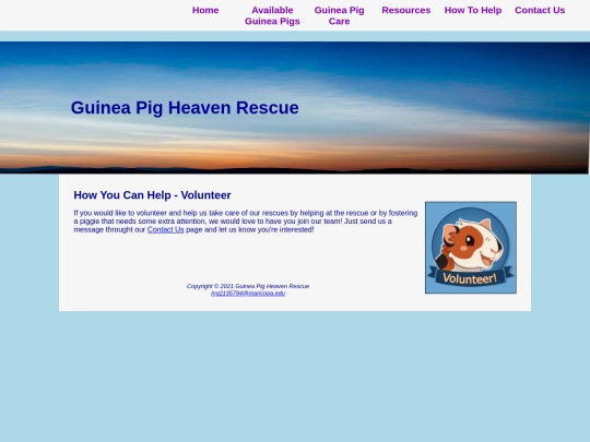 volunteer screenshot
