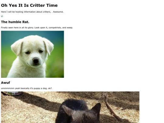 critters screenshot