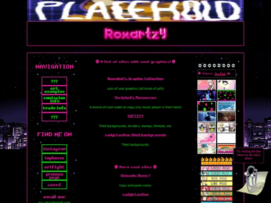 graphicssiteslist screenshot