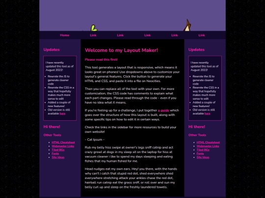 homepage/mainpagewip screenshot