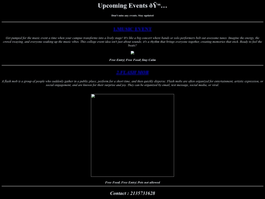 event screenshot