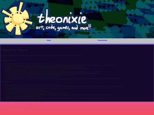 interests screenshot
