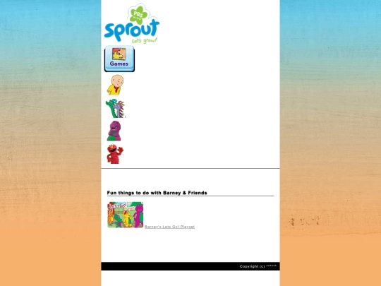 sproutonline2008/Barney screenshot