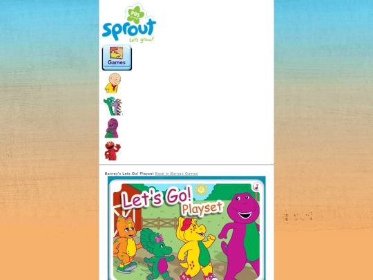 sproutonline2008/Gamebarney1 screenshot