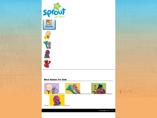 sproutonline2008/Games screenshot