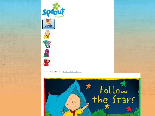 sproutonline2008/caillougame screenshot