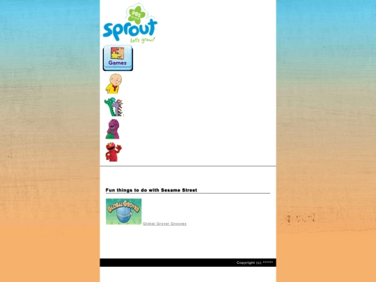 sproutonline2008/sesamestreet screenshot